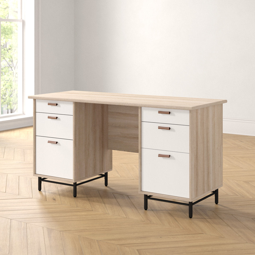 Hanaan Executive Desk Ebern Designs