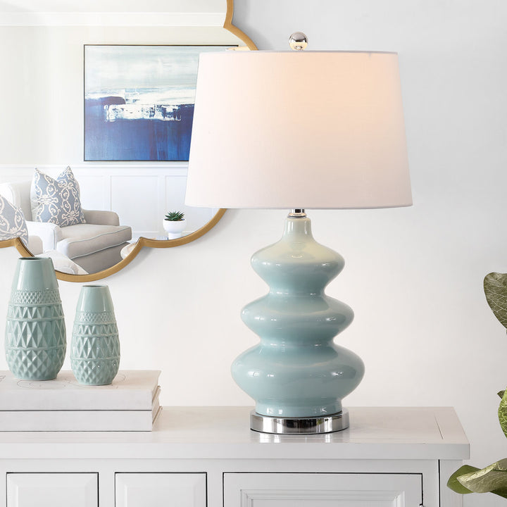 Navilas 27.5" Light Blue Table Lamp Kendall Howard