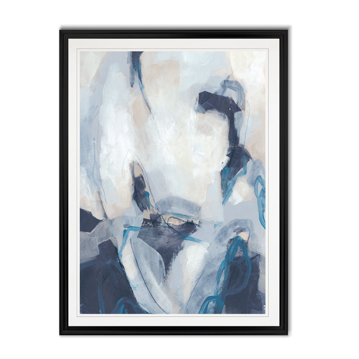 Blue Process II' Print on Canvas Etta Avenue™ Size: 30.5" H x 42.5" W x 1.5" D Format: Black Framed