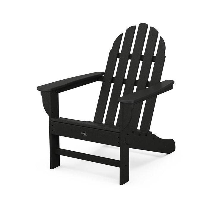 Cape Cod Adirondack Chair Trex Outdoor Color: Charcoal Black
