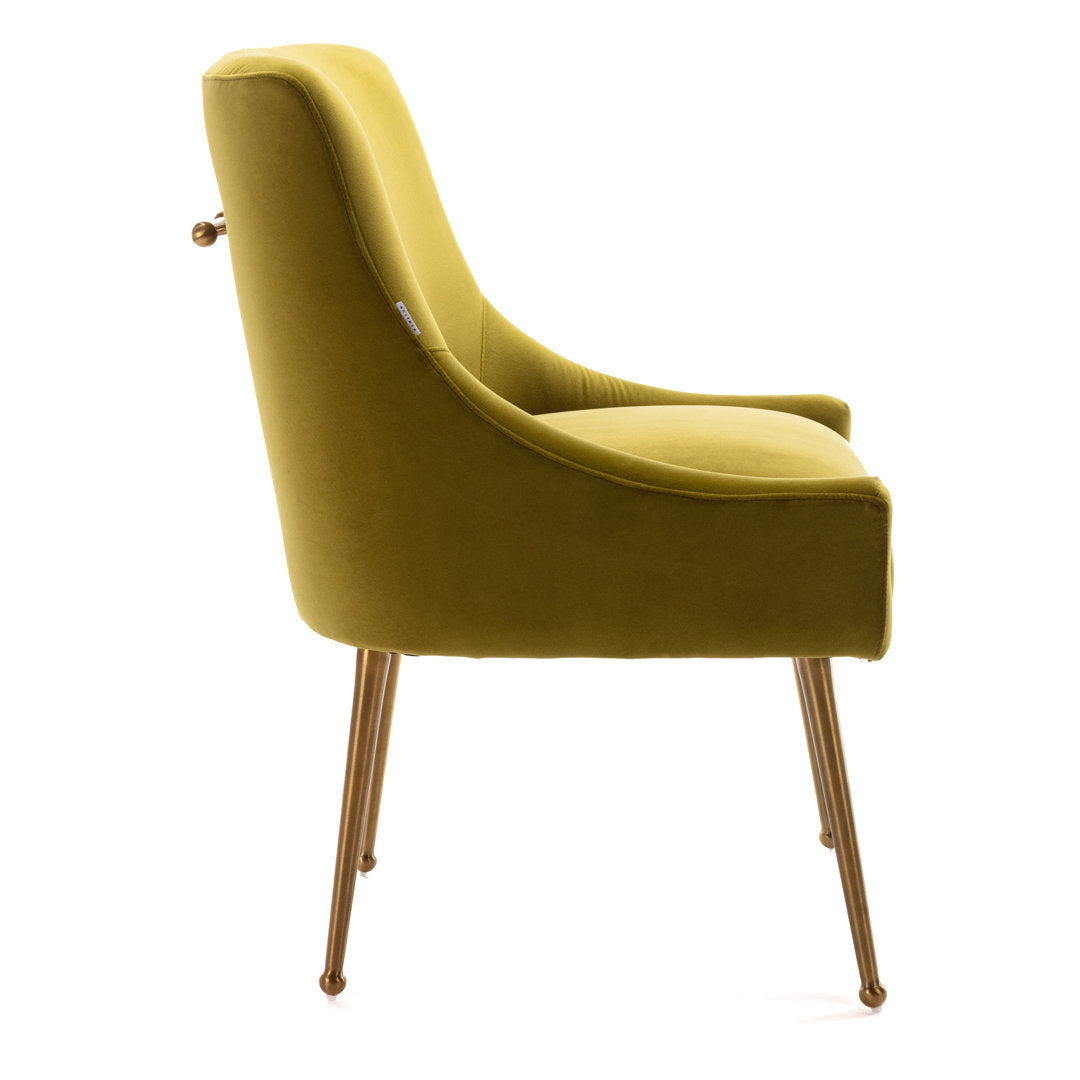 Magallanes Velvet Upholstered Side Chair (Set of 2) Willa Arlo™ Interiors Upholstery Color: Green