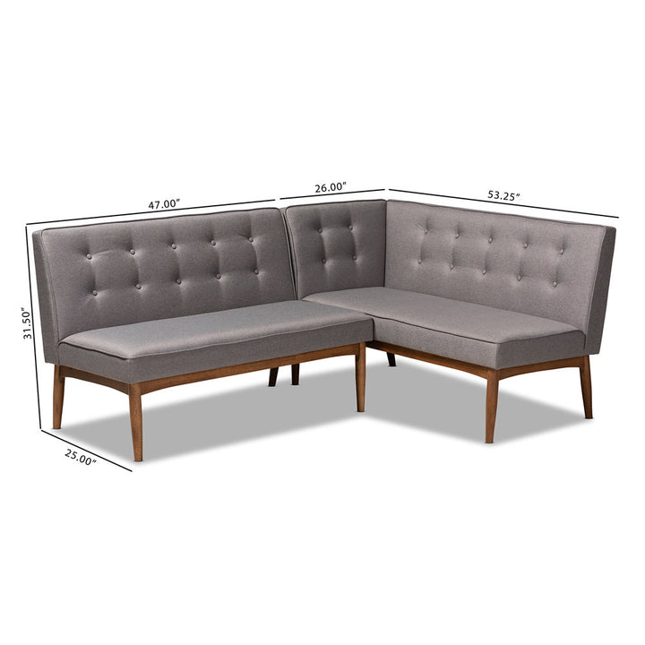 Bopp Upholstered 2-Piece Bench Corrigan Studio®