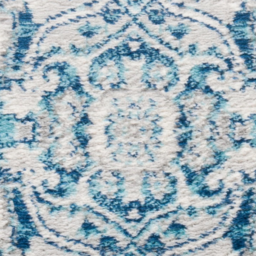 Camila Light Gray/Blue Oriental Rug Kelly Clarkson Home Rug Size: Runner 2' x 14'