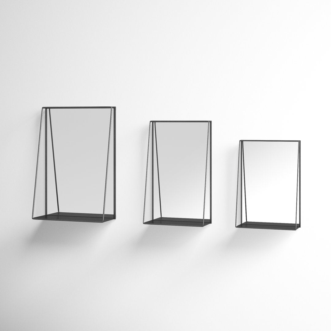 3 Piece Rosen with Shelves Mirror Set Joss & Main