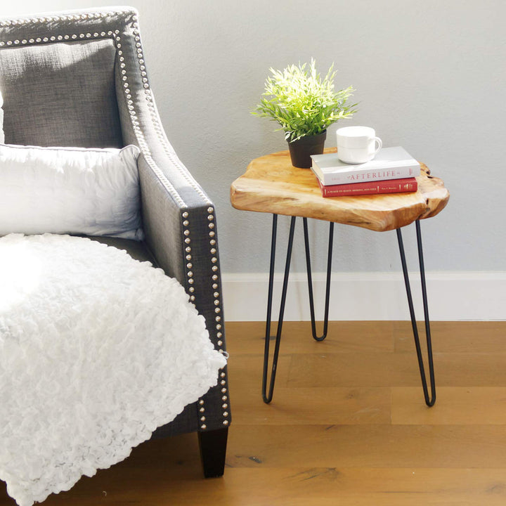 Centerview Solid Wood End Table Charlton Home®
