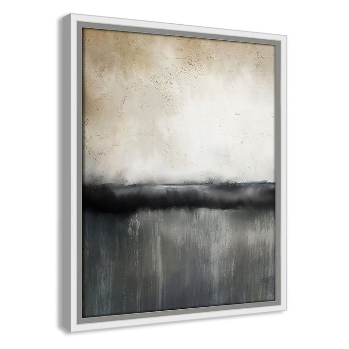 Sunset by Kimberly Allen Print Joss & Main Size: 15.5" H x 12.5" W x 2" D Format: White Framed Canvas