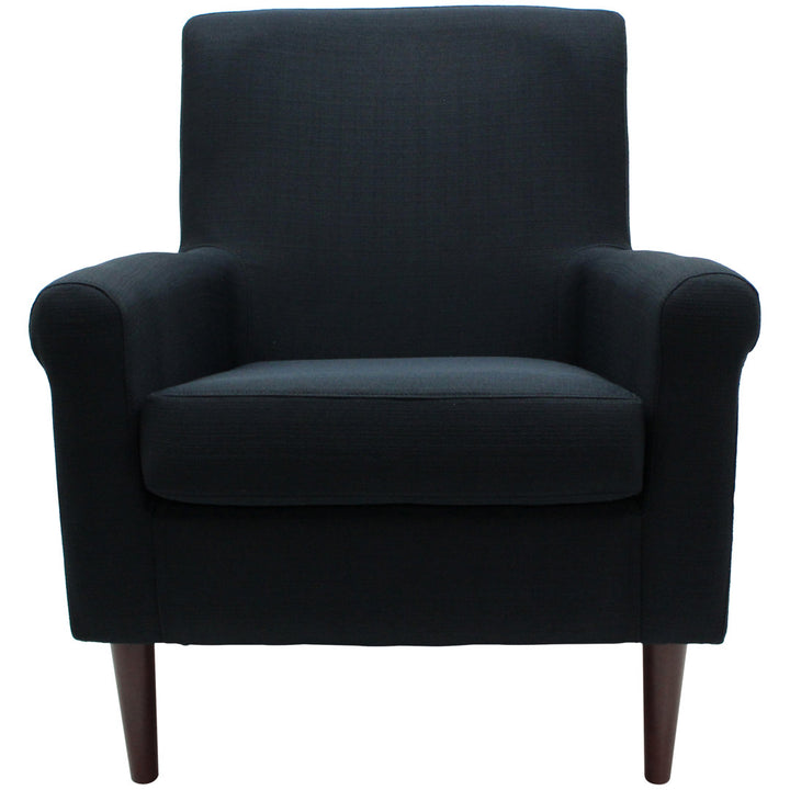 Ronald 28" Wide Armchair Andover Mills™ Leg Color: Black Fabric OR Leather Type: Klein Midnight Basketweave