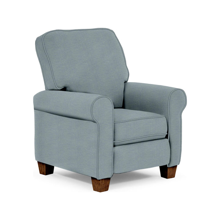 Aghancrossy 35'' Wide Manual Standard Recliner Wayfair Custom Upholstery™ Fabric: Graphite Blue