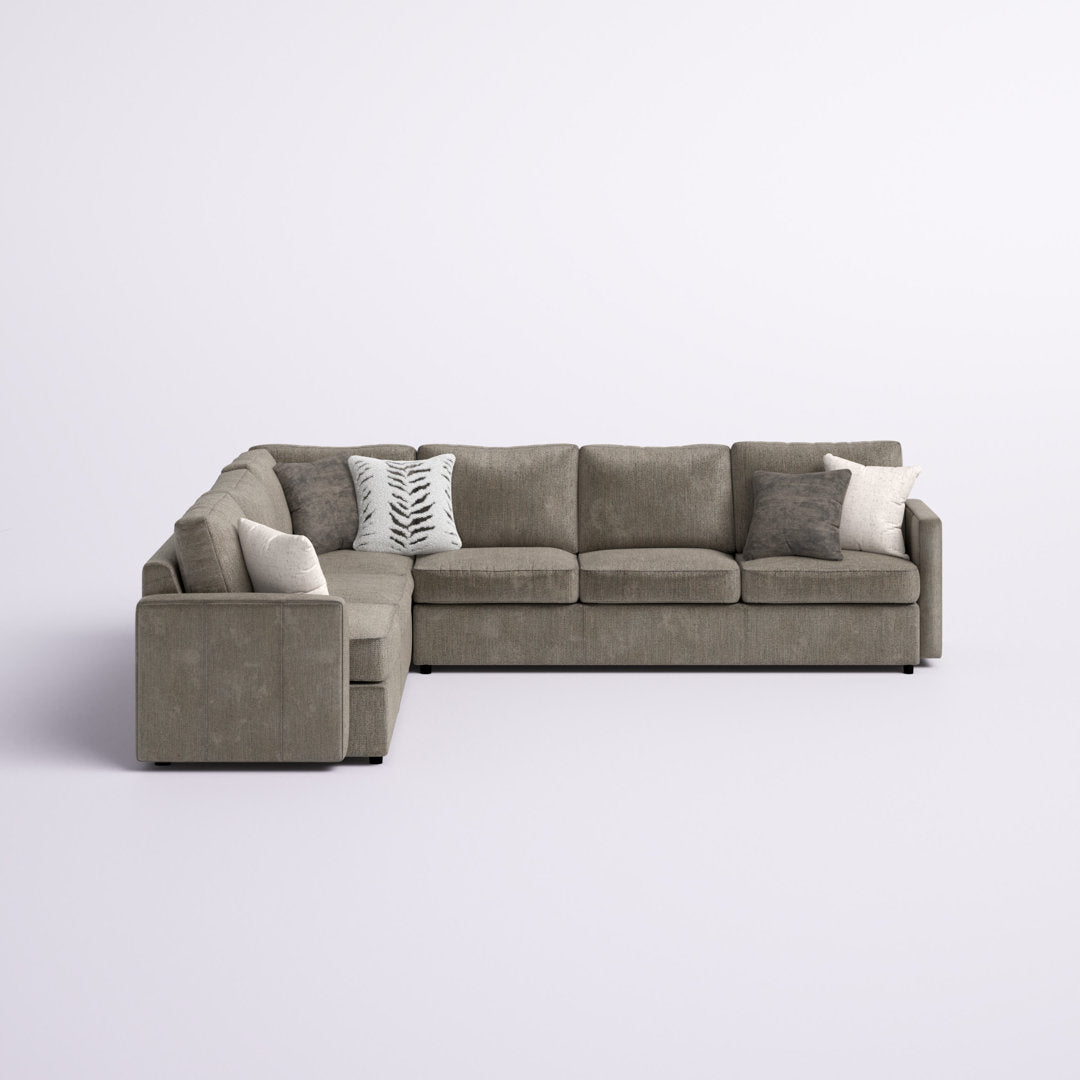 Gaiser 102" Wide Corner Sectional in Goliath Mica Mistana™