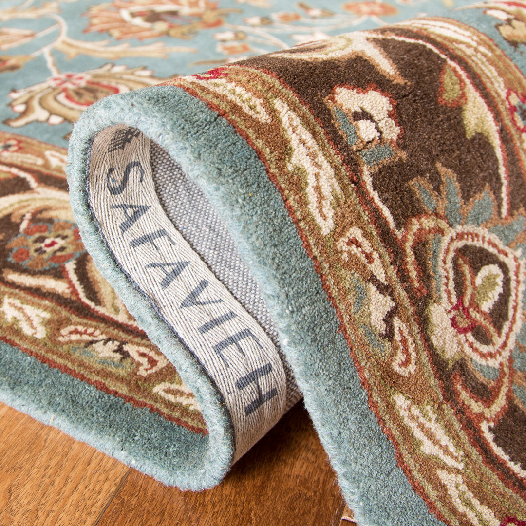 Cranmore Hand Tufted Wool Traditional Rug Charlton Home® Rug Size: Round 3'6"