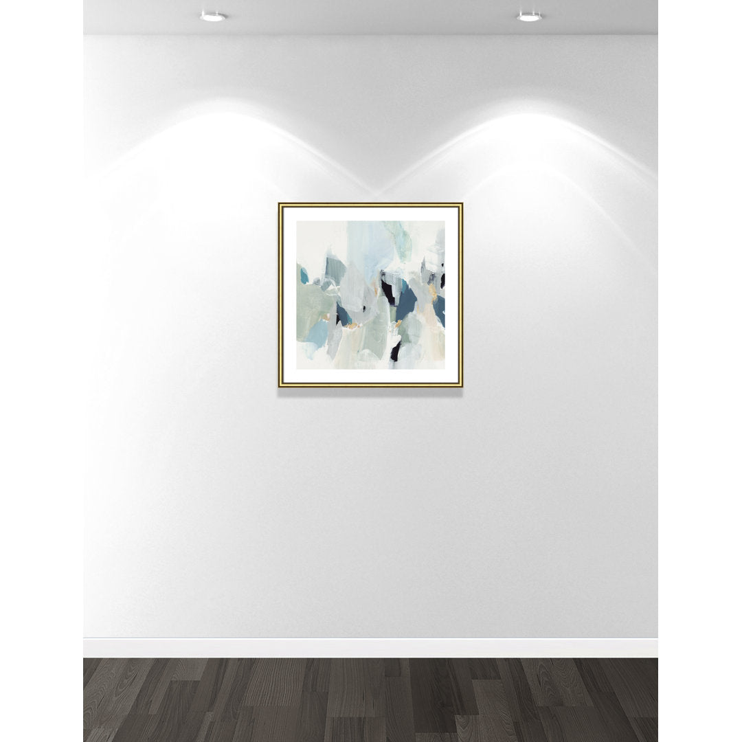 Little Talks III' by Isabelle Z - Painting Print Casa Fine Arts Size: 28.75" H x 28.75" W x 0.88" D Format: Gold Framed Paper