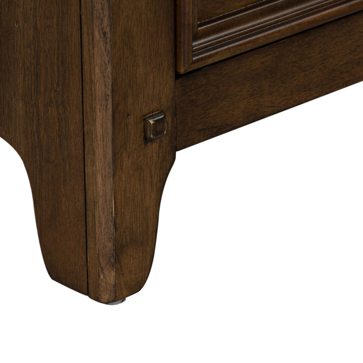 Chronister 3 - Drawer Nightstand in Brown Lark Manor™