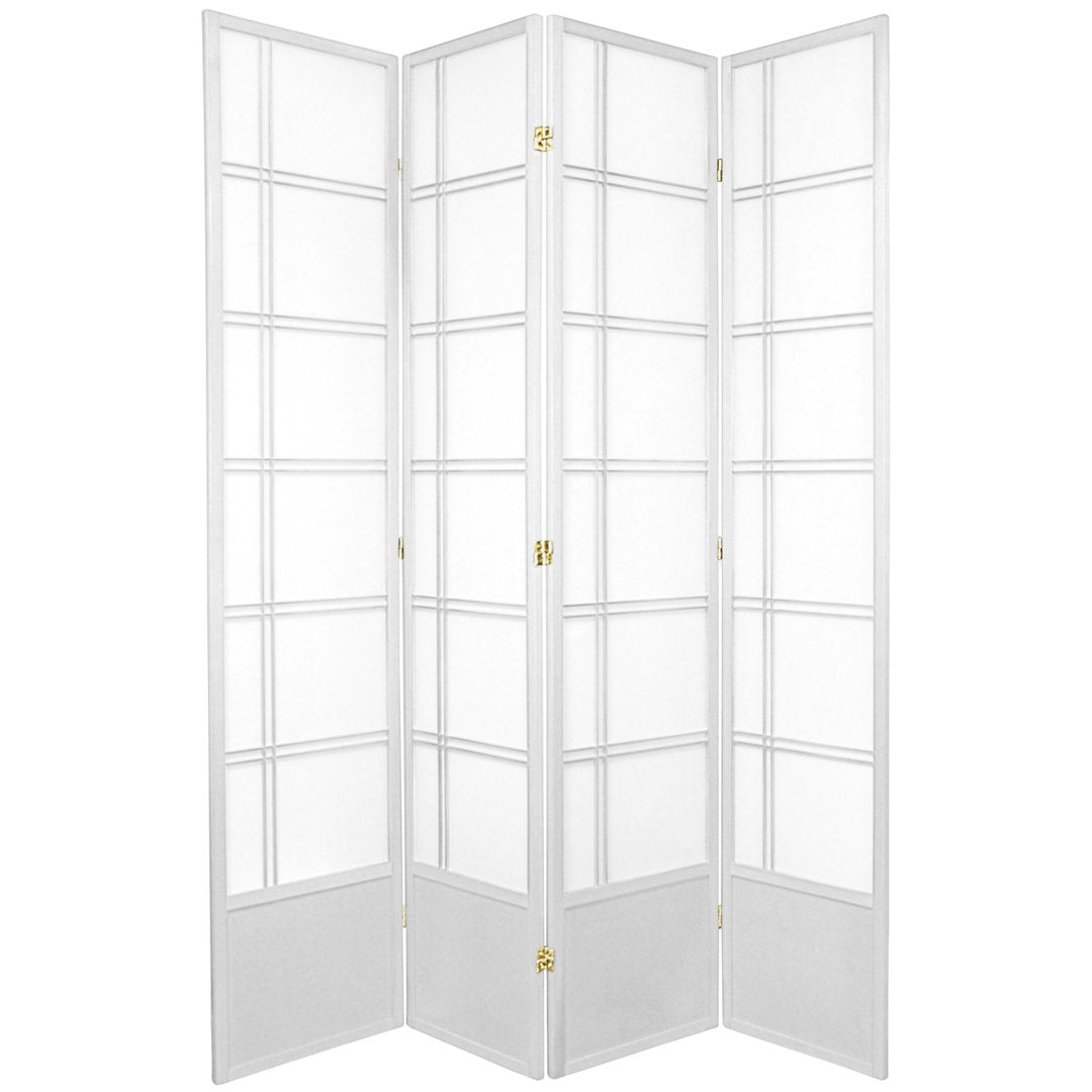 Keitez Folding Room Divider Winston Porter Color: White Number of Panels: 4 Panels