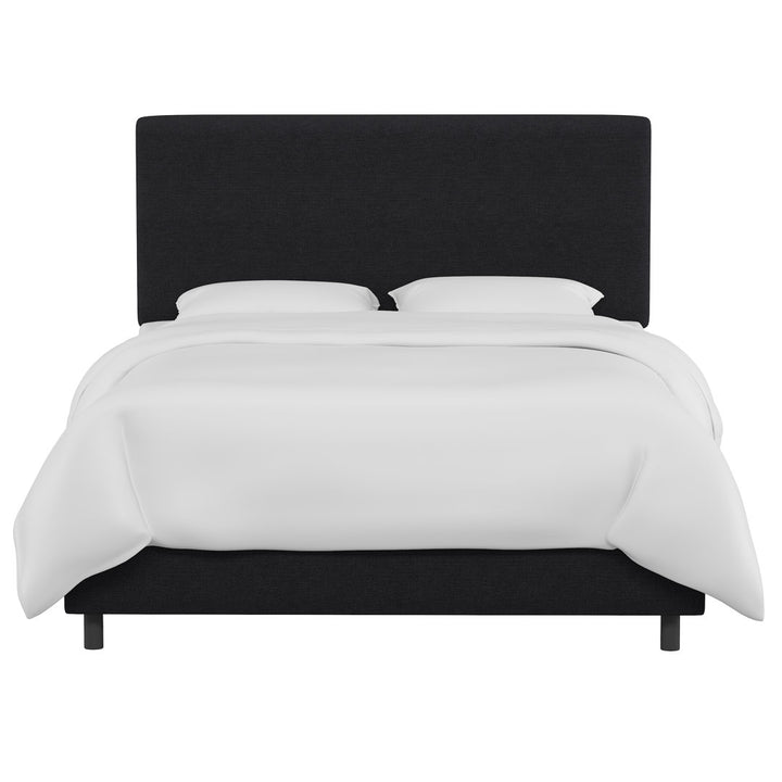 Pyburn Upholstered Low Profile Platform Bed Mercury Row® Color: Linen Black Size: King