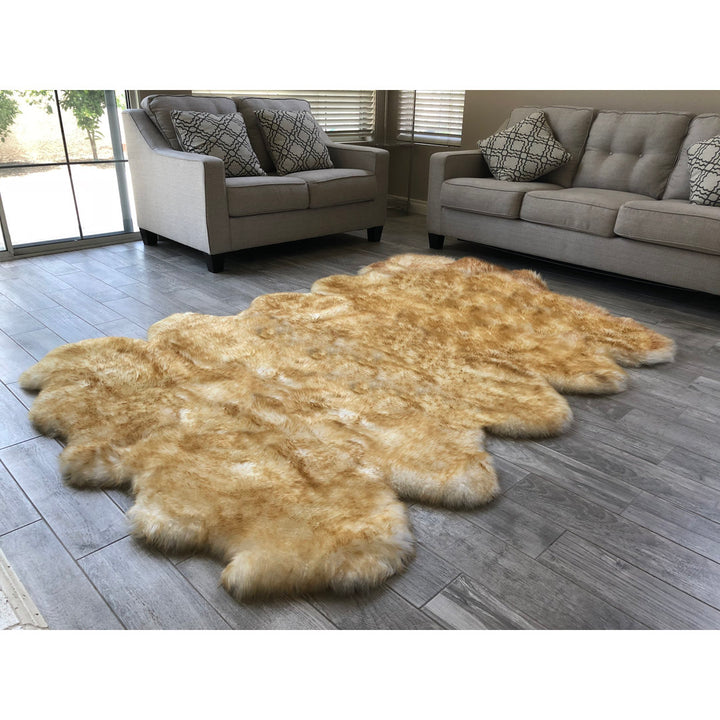Wicklund Luxurious Beige Area Rug Union Rustic Rug Size: Novelty 6' x 10'