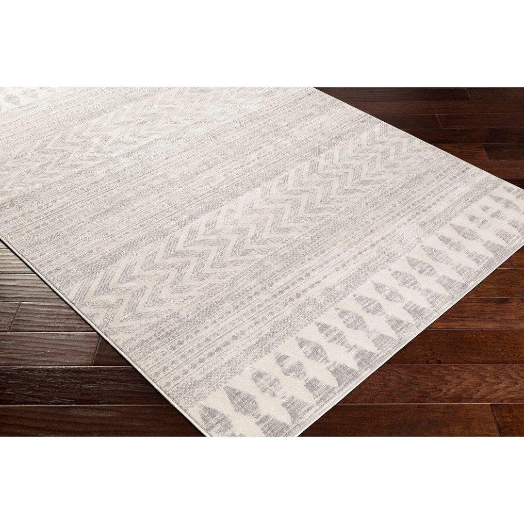 Herrod Geometric Gray/Taupe Area Rug Zipcode Design™ Rug Size: Rectangle 2' x 3'
