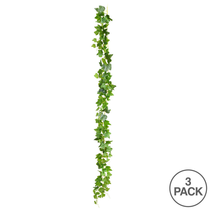 Artificial Frosted Ivy Vine Real Touch Garland (Set of 3) Gracie Oaks