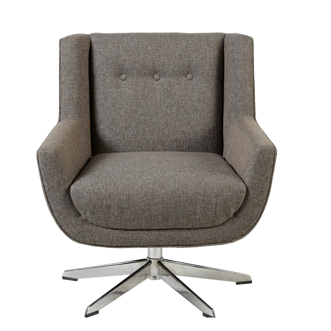 Nina Button Tufted Swivel Lounge Chair 510 Design
