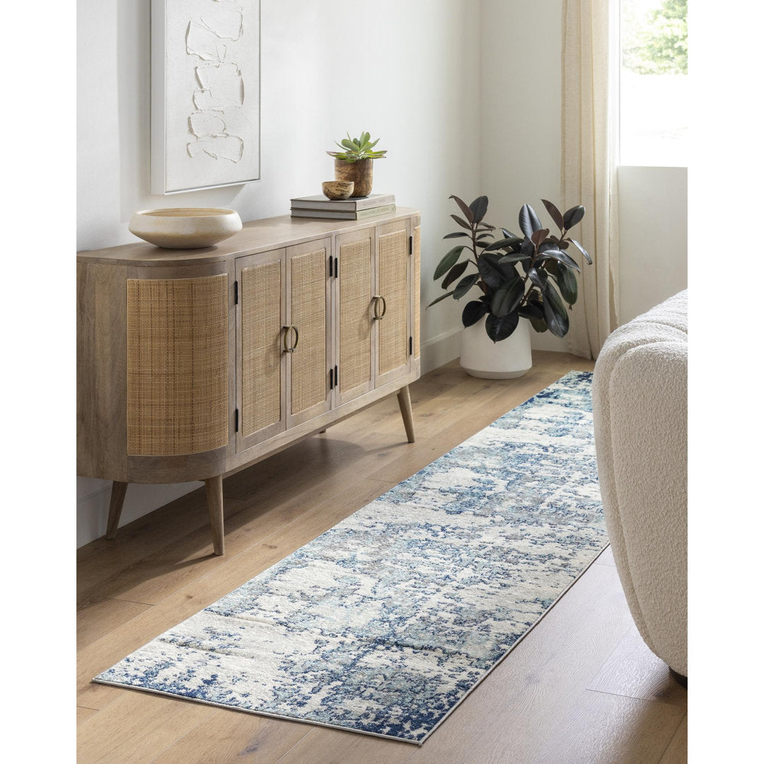 Burnstad Machine Woven Abstract Area Rug 17 Stories Rug Size: Runner 2'7" x 10'3"