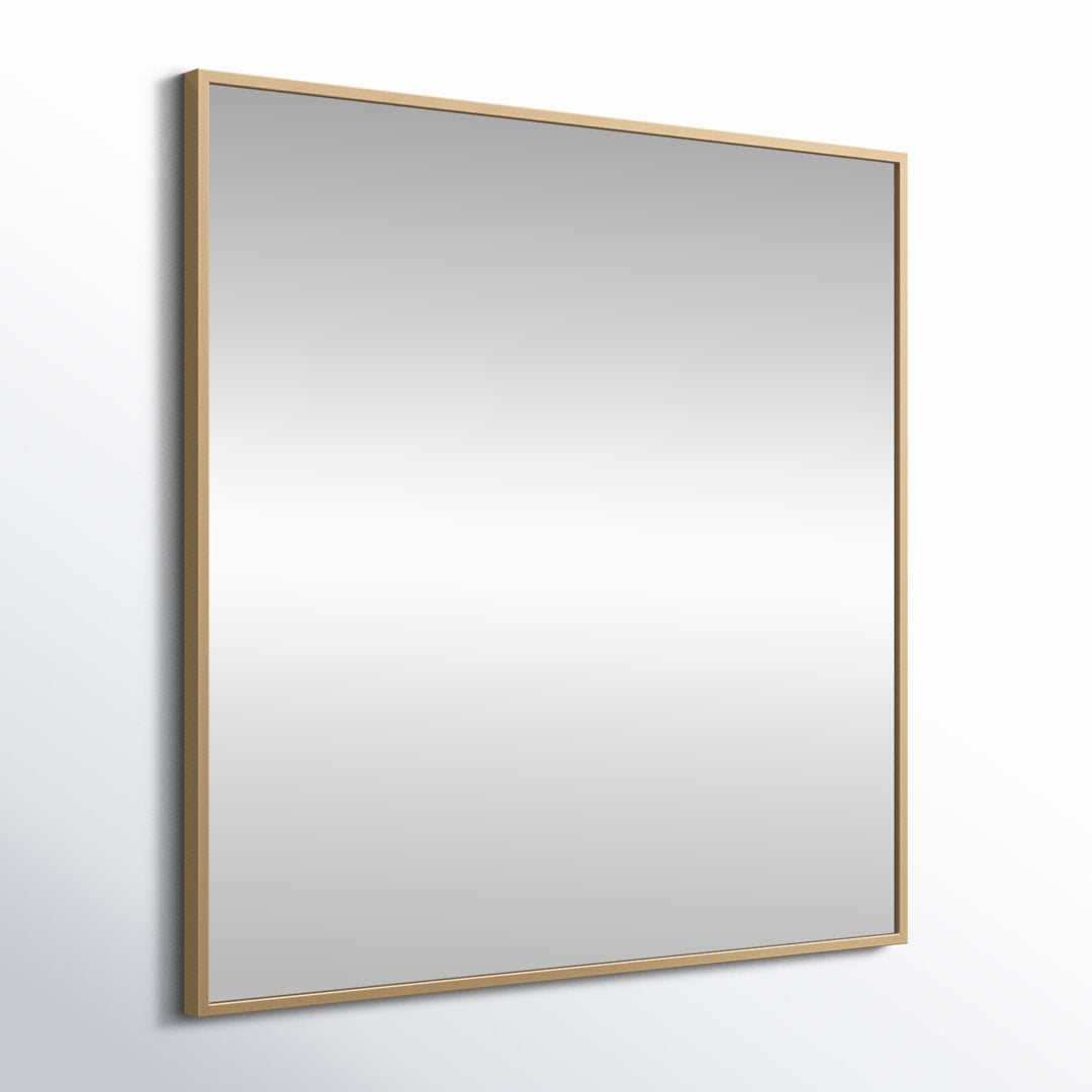 Valparaiso Accent Mirror Wade Logan® Size: 30"  x 30"  Finish: Brass
