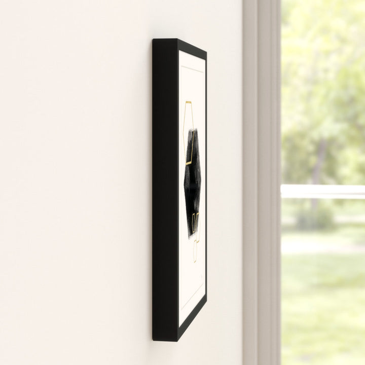 Black Hole Hexagon by Eyre Tarney Picture Frame  Print Etta Avenue™ Teen Size: 18" H x 12" W x 1.5" D