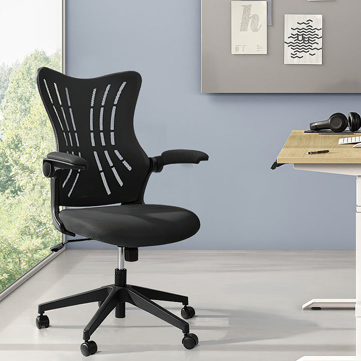 Sheffield Mesh Task Chair Upper Square™ Upholstery Color: Black