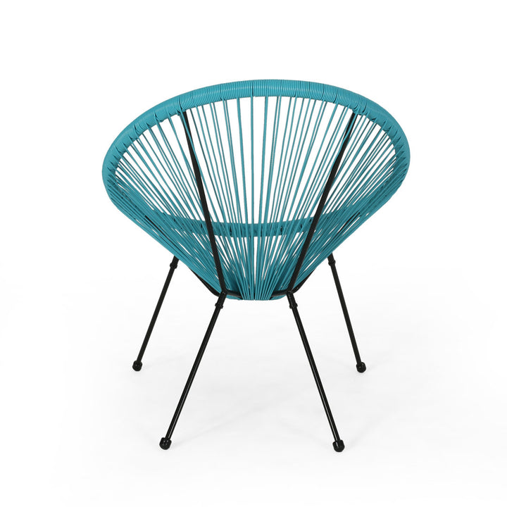 Outdoor Hammock Weave Patio Chair (Set of 2) AllModern Color: Teal