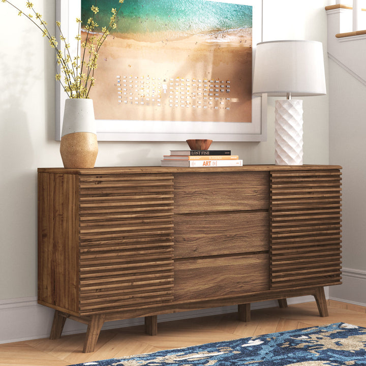 Carson Carrington Lagered Sideboard Buffet Table Mercury Row®