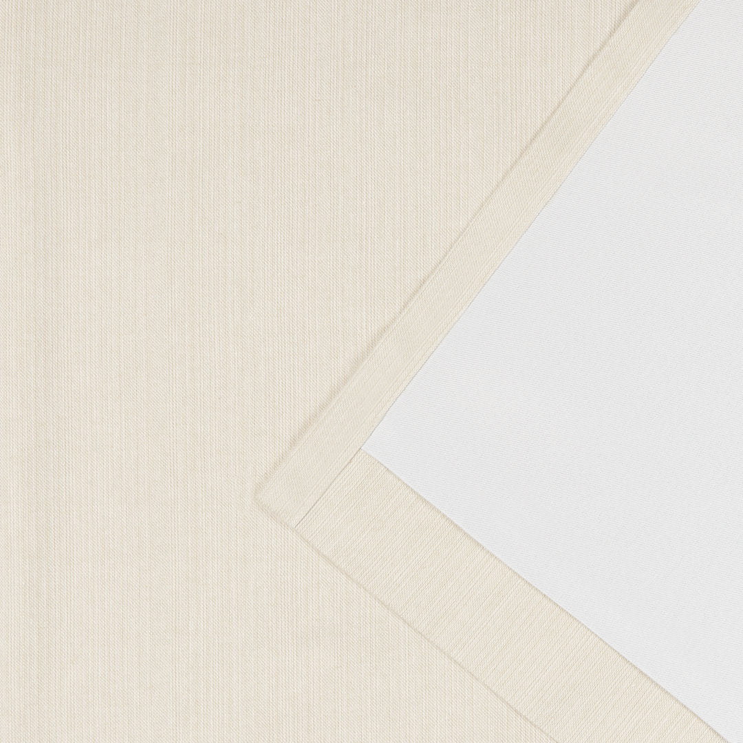 Lauren Ralph Lauren Sallie Blackout Heavy Cotton/Linen Blend with Lining Back Tab/Rod Pocket Curtain Lauren Ralph Lauren Curtain Color: Light Beige Size per Panel: 54" W x 96" L