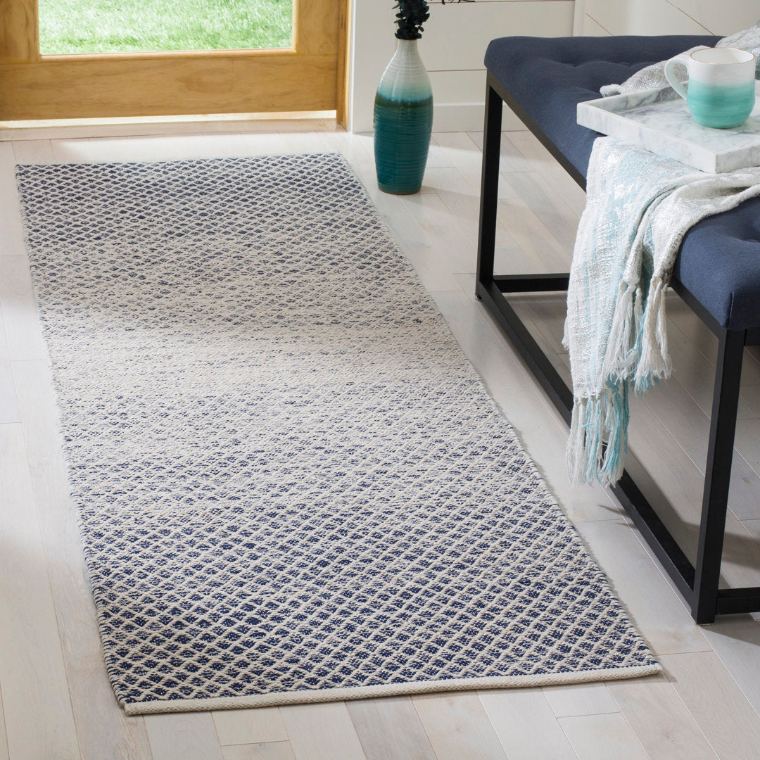 Aitken Hand Woven Cotton Geometric Rug Dakota Fields Rug Size: Rectangle 2'3" x 5'