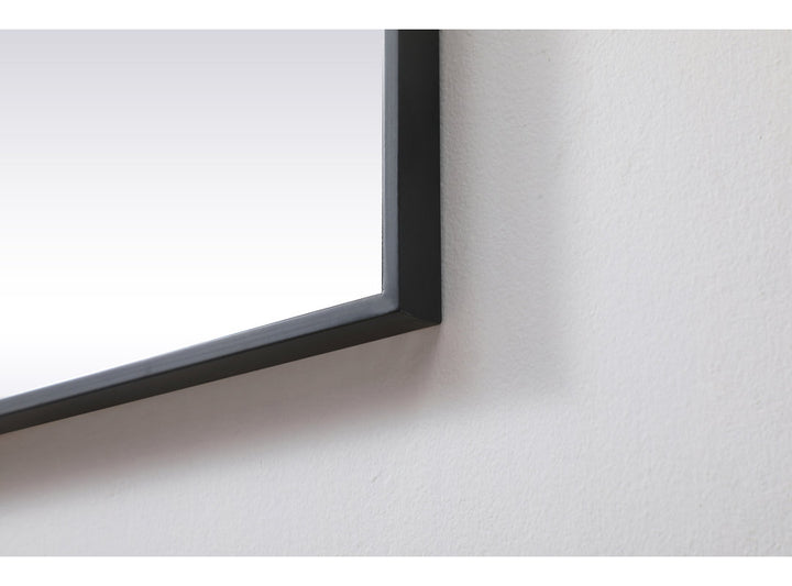 Valparaiso Accent Mirror Wade Logan® Size: 42"  x 42"  Finish: Black