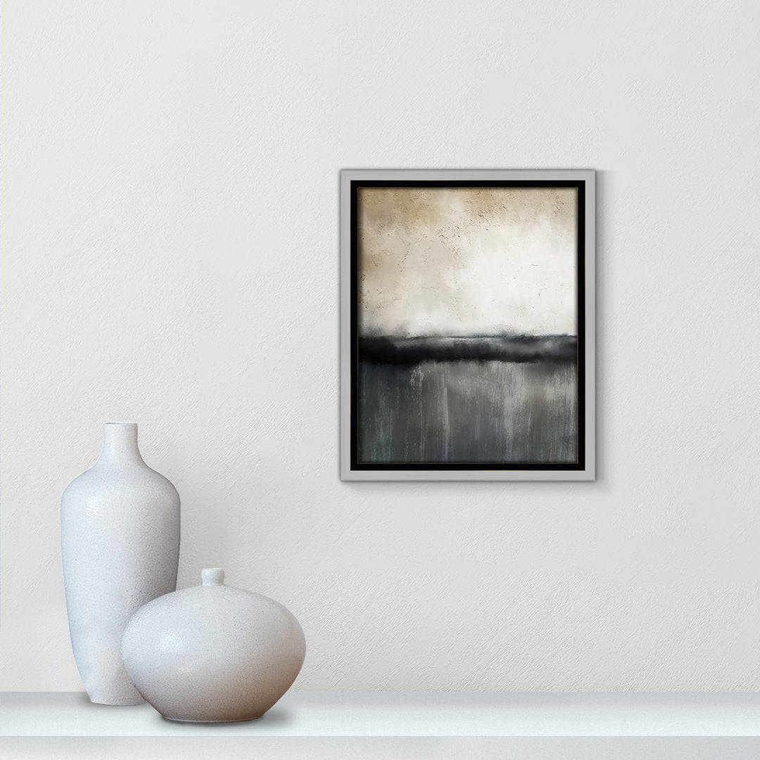 Sunset by Kimberly Allen Print Joss & Main Size: 11.5" H x 9.5" W x 2" D Format: Silver Framed Canvas