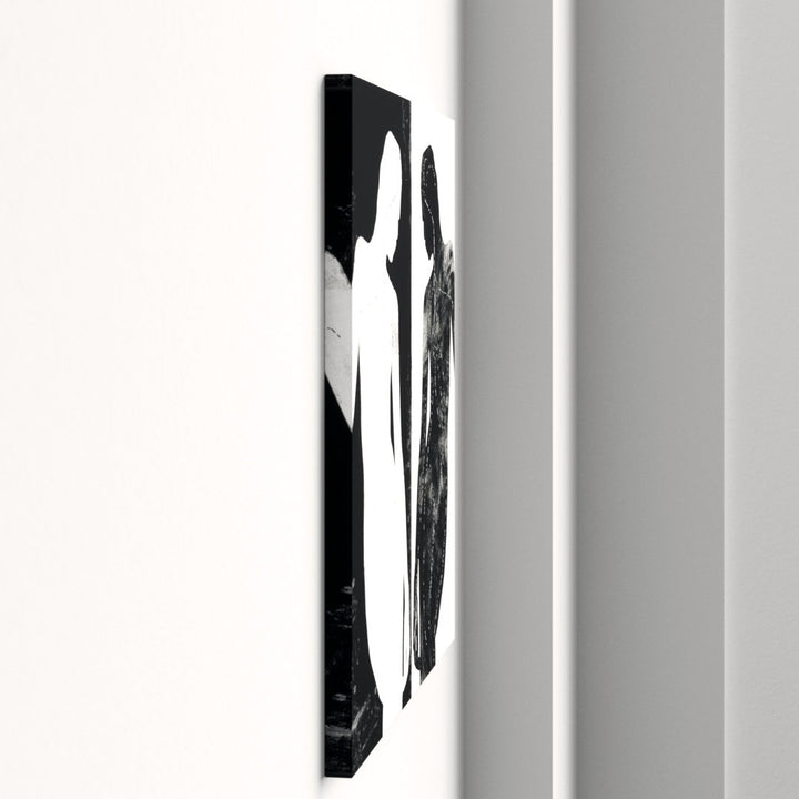 Contrasting Silhouette Figure' by 5by5collective - Graphic Art Print Etta Avenue™ Size: 12" H x 12" W x 0.75" D