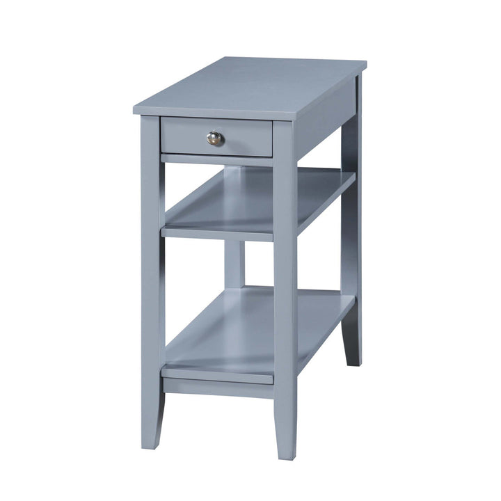 Carbin End Table with Drawer and Shelves Winston Porter Color: Gray
