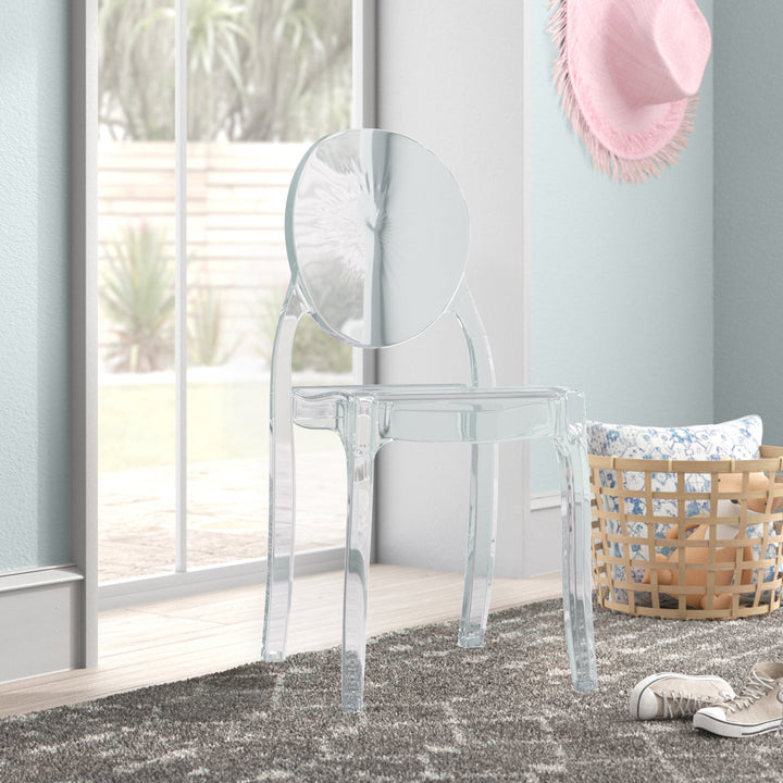 Jordon Kids 12.4'' Desk / Activity Chair Mistana™ Baby & Kids Color: Transparent Clear