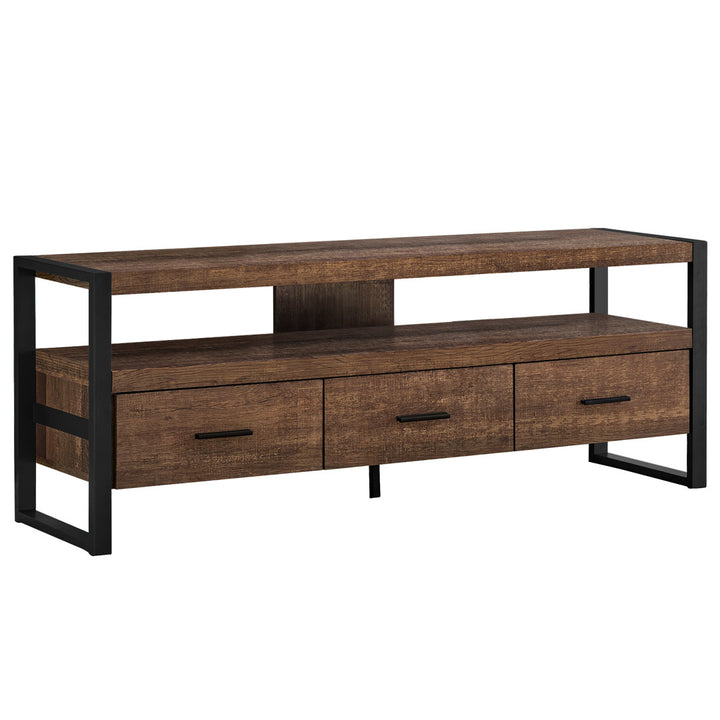 Hallatrow TV Stand for TVs up to 65" Union Rustic Color: Brown/Black