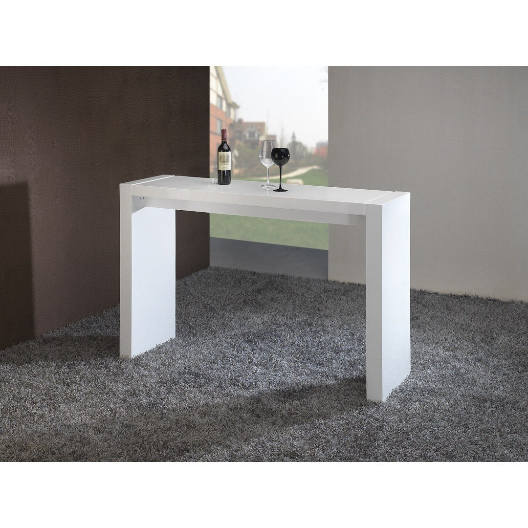 Aminia Counter Height Dining Table Wade Logan® Color: White
