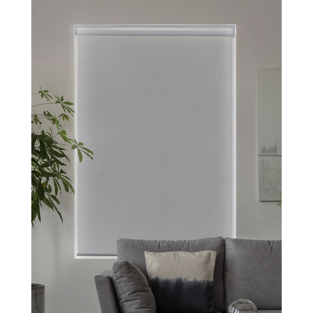 Shaunna Snap-N'-Glide Cordless Room Darkening Roll-up Shade Symple Stuff Color: Byssus White Blind Size: 61"W x 72"L