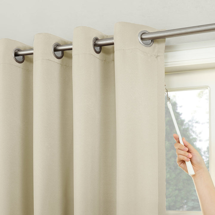 Wayfair Basics Thermal Blackout Grommet Sliding Patio Door Curtain Panel Wayfair Basics® Curtain Color: Pearl