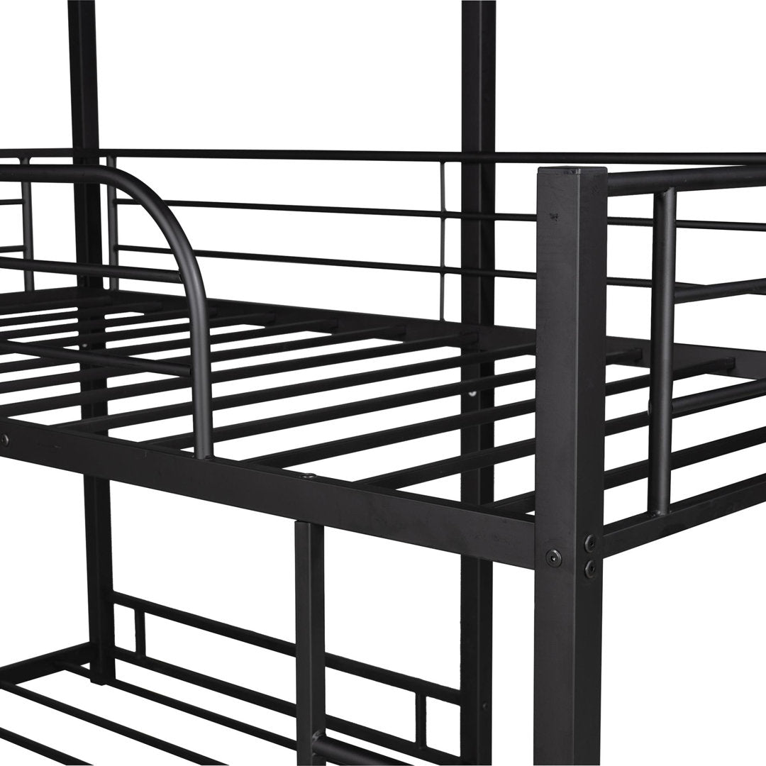 Triple L-shaped Metal Triple Twin Size Bunk Bed Isabelle & Max™