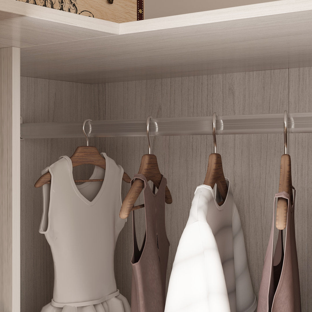Darlah Solid + Manufactured Wood Armoire Latitude Run®