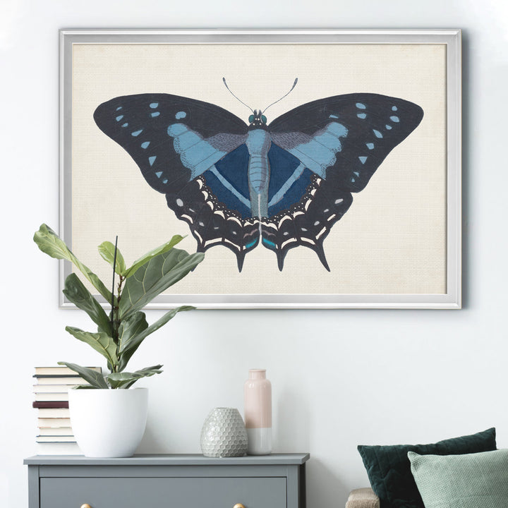 Beautiful Butterfly III' - Picture Frame Graphic Art on Canvas August Grove® Frame Color: Silver Size: 30.5" H x 42.5" W x 1.5" D