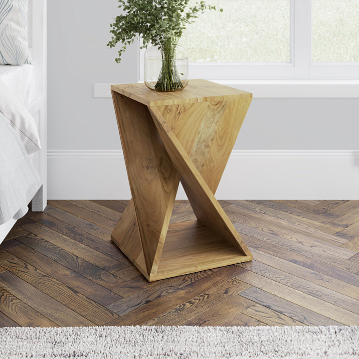 Rivera End Table Joss & Main Color: Natural