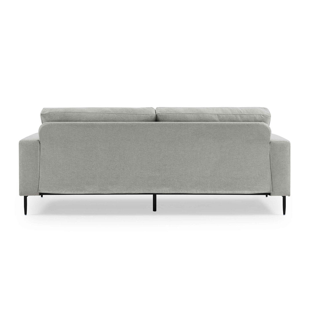 Jeses MINIMORE Modern Style Etta 84.3" Mid-Century Modern Design Sofa Corrigan Studio® Fabric: Light Gray Linen Blend