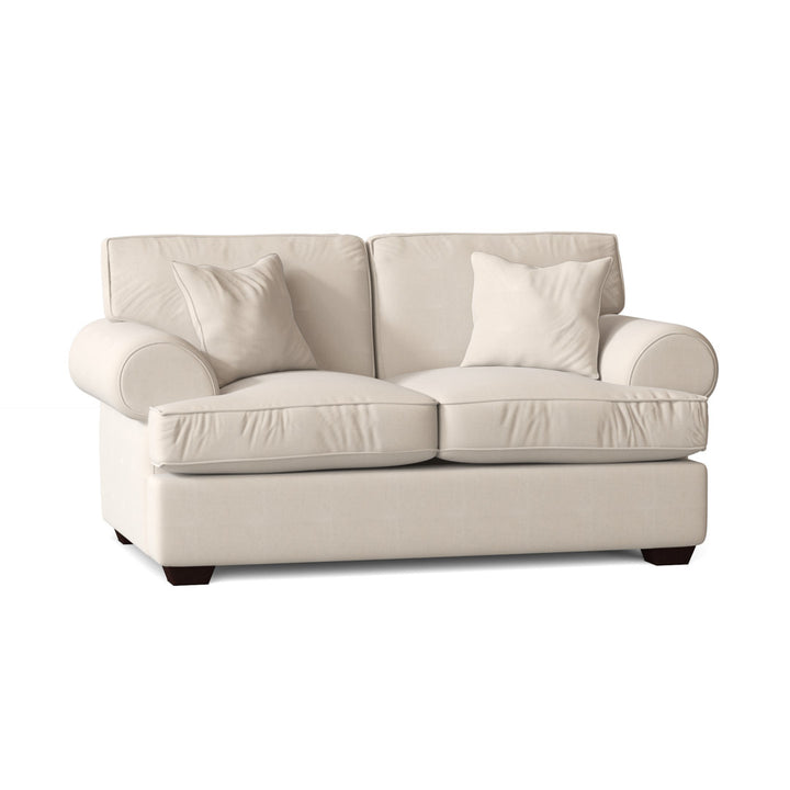 67" Recessed Arm Loveseat Birch Lane™ Fabric: Classic Natural Twill