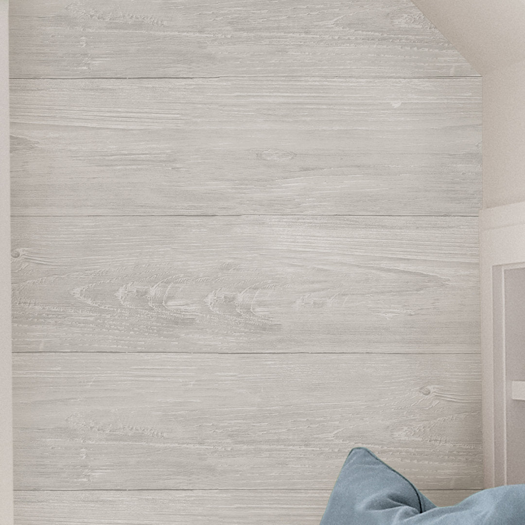 Bethune Wood Plank 18' L x 20.5" W Peel and Stick Wallpaper Roll Gracie Oaks