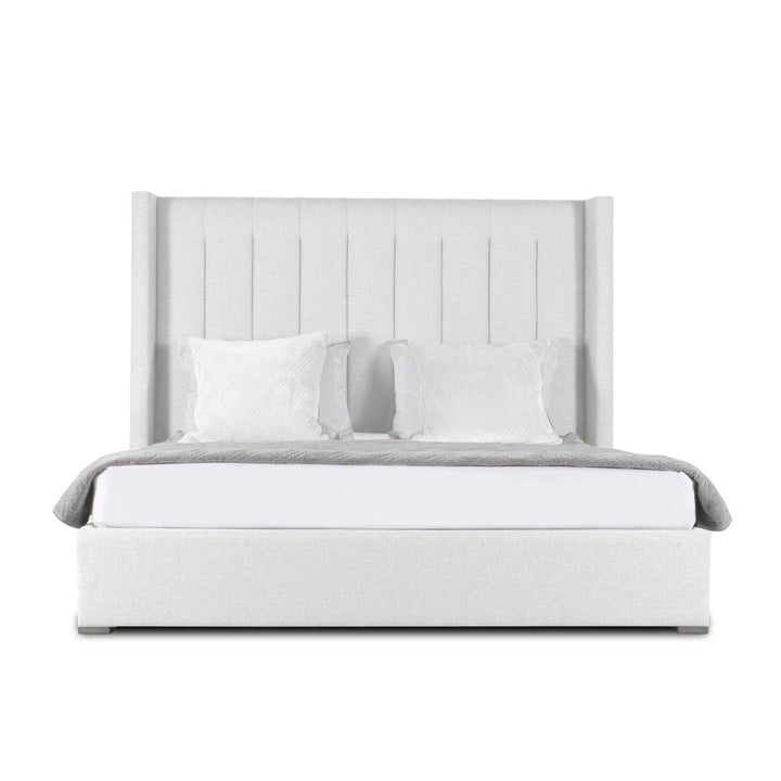 Austine Upholstered Low Profile Standard Bed Wade Logan® Color: Off White Revolution® Size: California King (Mid)