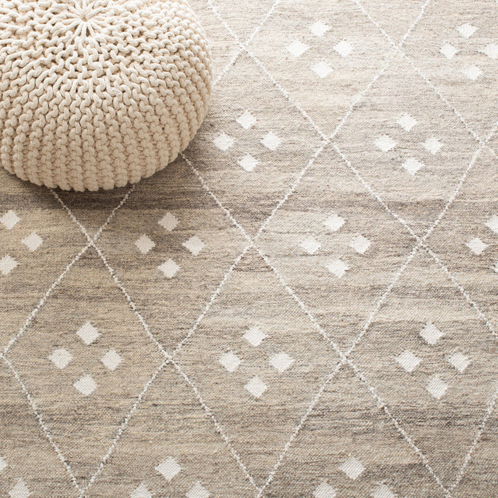 Natural Kilim Hand Woven 60% Wool, 20% Viscose, And 20% Cotton Geometric Rug Union Rustic Rug Size: Runner 2'3" x 12'
