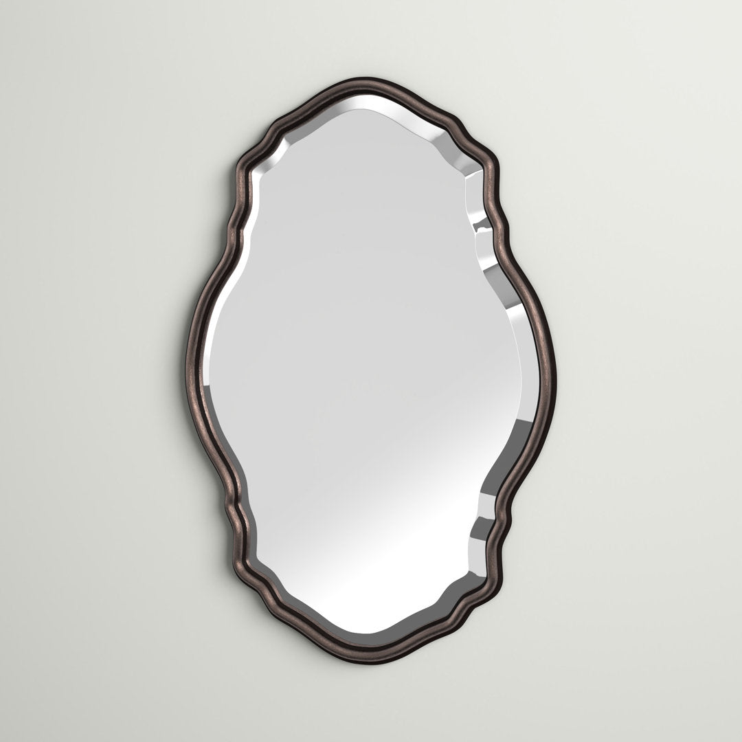 Oaklynn Modern & Contemporary Beveled Mirror Three Posts™ Finish: Dark Bronze