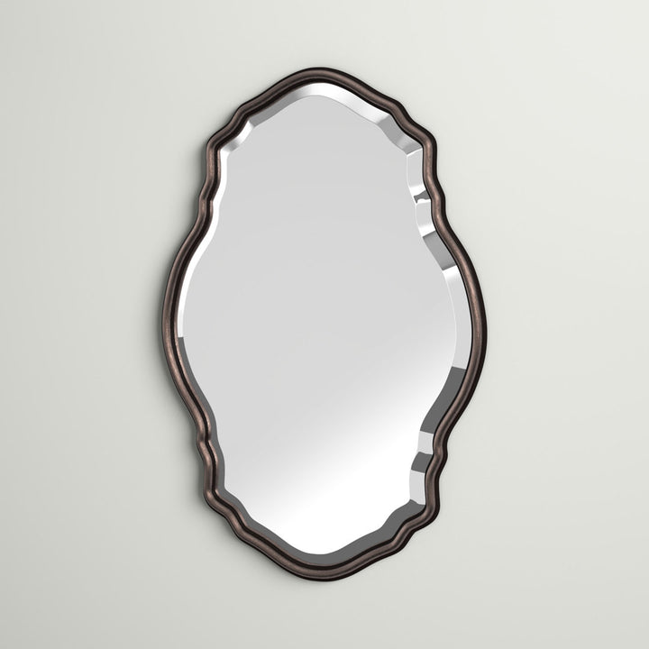 Oaklynn Modern & Contemporary Beveled Mirror Three Posts™ Finish: Dark Bronze